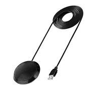 Hoement Professional Usb Condenser Microphone Omnidirectional Mic for Business Conference Computer Mic Round Design