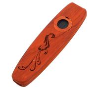 Hoement Professional Wooden Kazoo Flute for Music Accompaniment Easy to Play Mini Wind Instrument for Ukulele and Guitar Classic Wood Kazoo for Boys and Girls and Adults