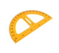 Hoement Protractor Ruler Teaching Tool Geometry Measuring Instrument for School Students Home Study Yellow Drafting Stationery for Teachers