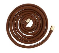 Hoement PU Leather Hair Tie Adjustable Ponytail Wrap with Flexible Wire for Women Daily Activities