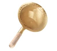 Hoement Pure Brass Flat Tofu Scoop Spoon Food Ladle for Home and Restaurant Serving Resistant to Deformation and Easy to Clean Portable Kitchen Utensil for Cooking and Serving