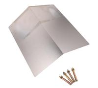 Hoement Rainproof Camera Cover Camera Bracket Mount Rain Cover Ring for Outdoor Roof Silver