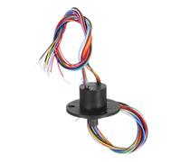 Hoement Replacement Conductive Slip Ring for Small Motors Rotating Electrical Contacting Commutator Stable Power Transmission Connector for Low Maintenance Devices