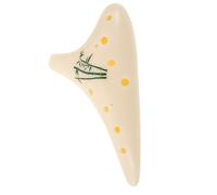 Hoement Resin Alto C Ocarina Educational Wind Instrument for Beginners Unbreakable Resin Flute for Student Music Practice and Cultural Learning