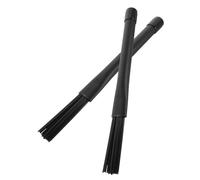 Hoement Retractable in Handle for Stylish Anti-slip Beginner Appearance with Nylon Brush Drum Set Practicing Drummer Playing Jazz and Percussion