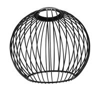 Hoement Retro Iron Wire Pendant Lights Cover Hollow Out Lampshade Replacement Spherical Cage Design for Entryway Kitchen Bedroom Office Shop Decor