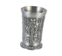 Hoement Retro Style Drinking Cup Ancient Egyptian Wine Glass Ornaments Unbreakable Cocktail Cups