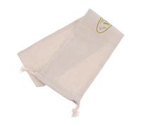 Hoement Reusable Organic Linen Bread Bag with Drawstring Capacity Loaf Pouch for Homemade Bread Storage Washable Food-safe Storage Pouch for Bakery and Daily Use