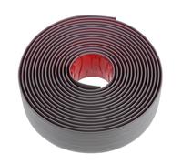 Hoement Self Adhesive Flexible Floor Transition Strip for Doorways Wood Grain Edge Trim Wear Resistant Flooring Beading Adjustable for Laminate Carpet Tile Edging in Homes and Commercial