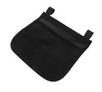 Hoement Senior Bedside Hanging Storage Bag with Multi-compartment Pockets for Elderly Bed Rails Organizer for Phones Glasses Water Bottles Daily Essentials Bedside Caddy for Patient