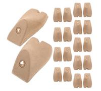 Hoement Shoe Trees 10 Pairs Paper Pulp Shoe Inserts for Dress Shoes and Leather Shoes Anti-deformation Shapers for Office Use US Size 9-10