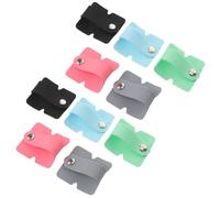 Hoement Silicone Charging Cord Keeper Manager Cable Organiser Ties Portable Cord Wrap for Headphone Earphone USB Data Cables Management at Home Office Travel