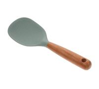 Hoement Silicone Rice Paddle Non-Stick Rice Spoon High-Temperature Resistance Comfortable Grip Kitchen Use Green