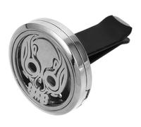 Hoement Silver Skull with Convenient Installation and Stylish Design Car Air Freshener Vent Clip Aromatherapy Diffuser for Vehicle Interior Air Outlet