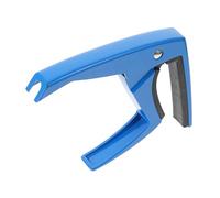 Hoement Simple Capo for Ukulele Guitar Useful Fast-adjust Tone Capo in Blue Zinc Alloy Material for Boys and Girls Ukulele Guitar Practice