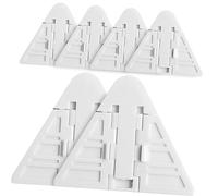 Hoement Sliding Door Lock Child Safety 6 Pack Window Door Locks No Screw Installation Safe for Toddlers Pets