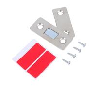Hoement Small Magnets with Adhesive Backing Magnetic Door Cabinet Magnets Kitchen Cabinet Magnetic Catch Hidden Drawer Silver
