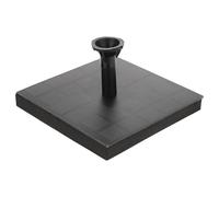 Hoement Solar Water Fountain Pump with Floating and Oxygen Aeration Features, Black Engineering Plastics Material, for Garden Decoration and Yard Use, 7v Rated Voltage, Efficient Water