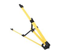 Hoement Spirit Level Tripod and Gradienter Support 1.2m Yellow Steel and Nylon Adjustable Height Gauge Holder for Level with Strong Support,