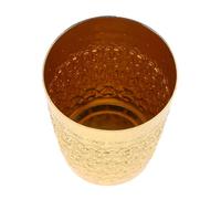 Hoement Stackable Tin Metal Mugs Insulated for Hot Cold Drinks Vintage Thai Style Cups for Hotels Bars Home Travel Outdoor Picnics Easy Clean Heat Retention Drinkware