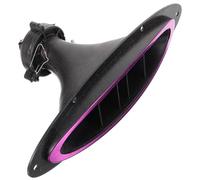 Hoement Stage Speaker Horn Tweeter with Rgb LED Light, Piezoelectric Car Audio Tweeter for Live Sound and Auto Audio Systems, Sturdy round Horn for Stage and Vehicle Use