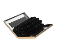 Hoement Stainless Steel Card Case with Slots for Men and Women Compact Metal Credit Card Holder Wallet Demagnetization Protection for Everyday Use