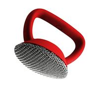 Hoement Stainless Steel Pot Brush with Long Handle for Tough Kitchen Cleaning Metal Wire Scrubber Resistant to Oil Stains and Deformation Easy to Hang and Use for Pots and Pans