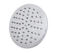 Hoement Stainless Steel Round Shower Head with 65 Copper Nails, Drip-Free Ceramic Disc Valves, Water Quality Health Feature, Suitable for Commercial and Home Use, Elegant Rainfall Shower