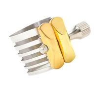Hoement Stainless Steel Sax Clip for Alto Soprano Saxophone and Easy to Install Saxophone Accessory for Improved Performance and Stability Unique Design Finish