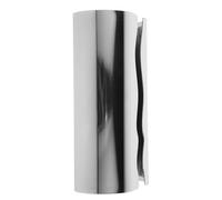 Hoement Stainless Steel Tissue Box Holder Silver Napkin Dispenser with Hollow Side Window for Easy Tissue Viewing Metal Design for Bathroom Living Office Countertop Use