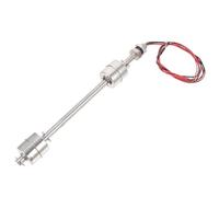 Hoement Stainless Steel Water Level Float Switch Dual Point Liquid Level Sensor for Tank 50w Capacity Silver Sturdy Material Suitable for Household Appliances