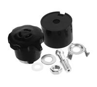 Hoement Steam Release Handle and Float Valve Replacement Set for Electric Pressure Cooker, Stainless Steel and Plastic Construction with Anti-Blocking Cover and Exhaust Valve Core,