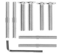 Hoement Steel Threaded Bolts Cat Tree Replacement Screws with Simple Installation and Hexagon Keys for Cat Scratch Post Assembly
