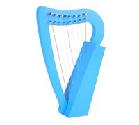 Hoement String Harp Wood Lyre Harp Instrument for Beginner Adults Classical Style Portable Small for Music Lover