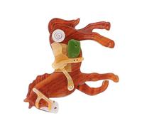 Hoement Stylish Horse Brooch Pin Lightweight Plastic Metal Animal Lapel Pin for Women Backpack Hat Bag Dress Accessories Celebrating Chinese Zodiac Tradition