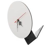 Hoement Sublimation Wooden Wall Clock Round Blank Clock Face DIY Craft with Precision Timekeeping and Elegant Decorative Style for Living Room and Bedroom