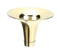 Hoement Suona Bowl Brass Instrument Part Replacement Thickened Brass Craft Horn Suona Horn Accessory for Traditional Music Performance