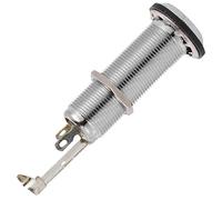 Hoement Threaded Cylinder Stereo Output Jack Socket for Electric and Acoustic Guitar Construction Easy Installation High Sensitivity Audio Connection