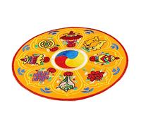 Hoement Tibetan Singing Bowl Cushion Pad Lightweight Fabric Meditation Bowl Cushion with Delicate Embroidery Workmanship Convenient to Store and Carry