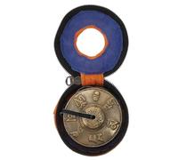 Hoement Tingsha Bell Set Copper Cymbal Bell with Six-syllable Chant Engraving Yoga Meditation Chime Percussion Instrument with Carrying Pouch for Mindfulness Practice