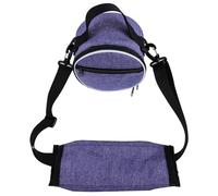 Hoement Tongue Drum Carrying Bag with Shoulder Strap, 15Cm Diameter Portable Storage Pouch for Tenor Ukulele, Sturdy Hand Pan Percussion Instrument Organizer for Travel and Meditation