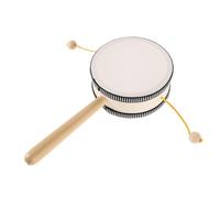 Hoement Traditional Chinese Hand Drum Wave Drum for Musical Instrument Easy to Use Educational for Kindergarten Performances Early Learning Creativity Development