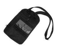 Hoement Travel Wallet with Neck Strap Design and Multiple Compartments, Oxford Cloth Travel Document Holder for Women and Business Trips