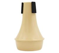 Hoement Trumpet Practice Mute in Beige Abs Material for Beginners, Small and Portable Silencer for Trumpet Practice or Occasions, Ensuring Graduation Time without Damaging
