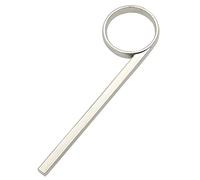 Hoement Trumpet Slide Finger Ring Metal Pull Ring for Cornet Wear-Resistant Rust-Proof Lightweight Practice Accessory