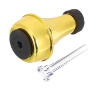Hoement Trumpet Straight Mute Mini Trumpet Mouthpiece Set Abs Practice Silencer Gold and Brass Instrument Accessories Quiet Practice