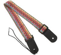 Hoement Ukulele Shoulder Strap Sturdy Cotton and Leather Ukulele Neck Strap with Skin Friendly and Easy to Clean Features, Suitable a Festival or Birthday
