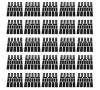 Hoement Ultrathin Mouse Grip Sticker Sheet 30pcs Black Polyurethane Non-slip Sweat-resistant Tape for Wireless Mouse Gaming and Office Work