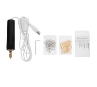 Hoement USB Charging Electric Drill Plastic and Steel Material with Punching Work Feature Mini Electric Hand Drill for DIY Accessories and Jewelry Making Projects