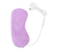 Hoement USB Heated Eye Crystal Velvet Material for Dry Eyes with 3d Contoured Design Multifunctional Use for Steam Beauty and Warm Compress, for Office and Sleep